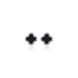 0.4 CTW Halo Stud Earrings