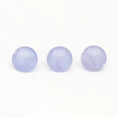 10mm Gem Blue Mexican Chalcedony Fancy Rounds