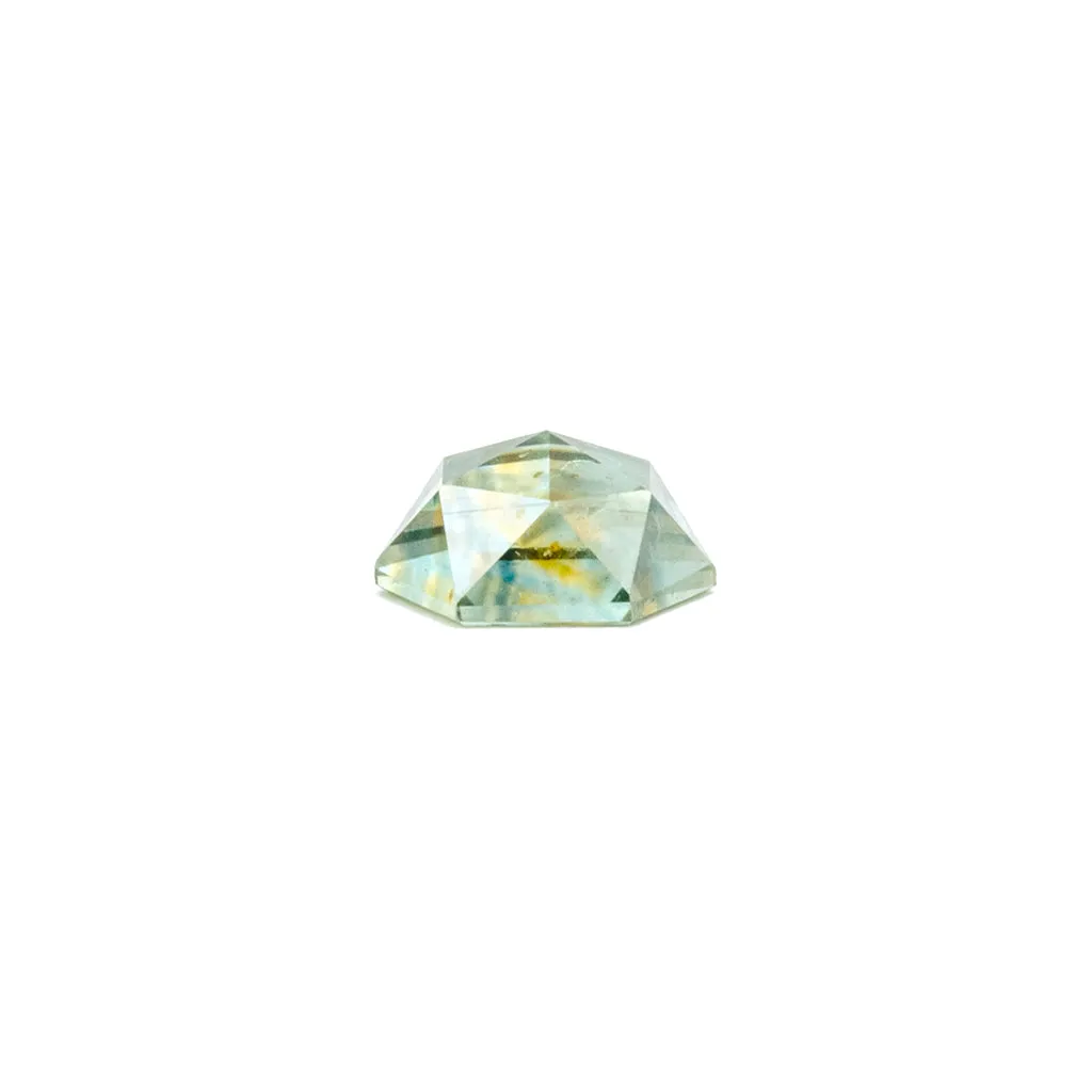 1.18ct Bi-Color Montana Sapphire Rose Cut Hexagon