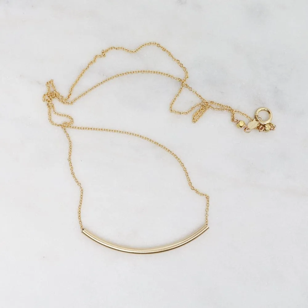 14k Gold Filled Smooth as Silk Necklace
