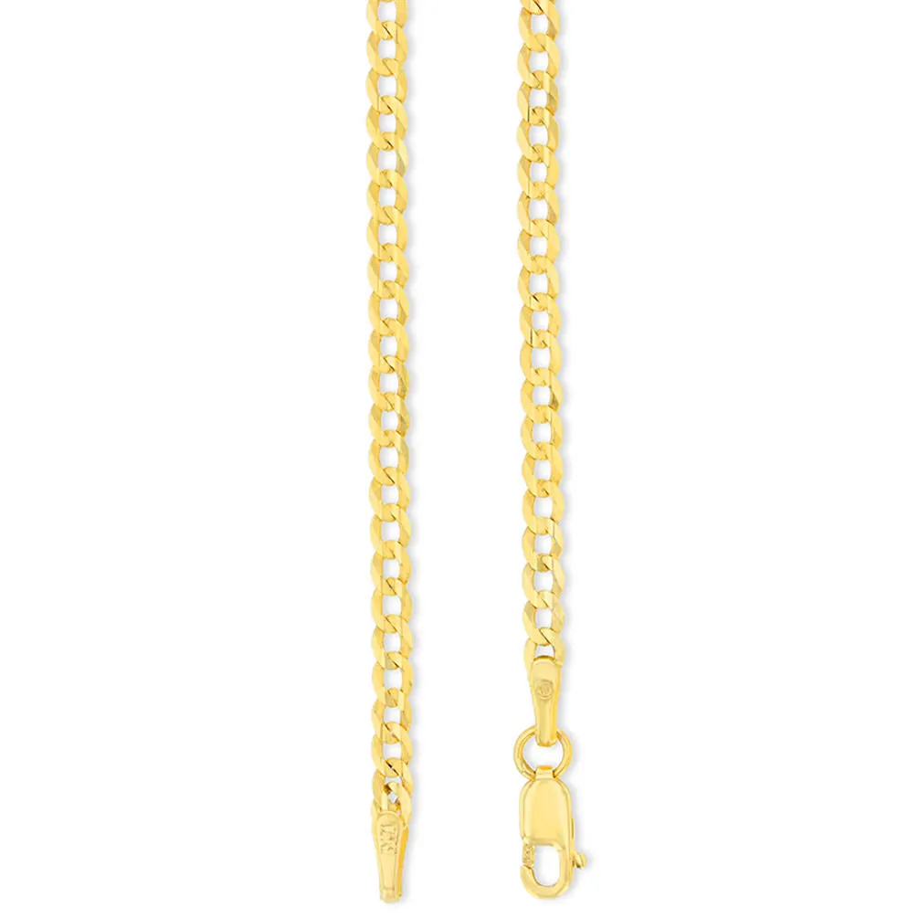 14k Gold Polished and Matte Finish Christian Eastern Orthodox Cross Pendant with Cuban Necklace - Yellow Gold