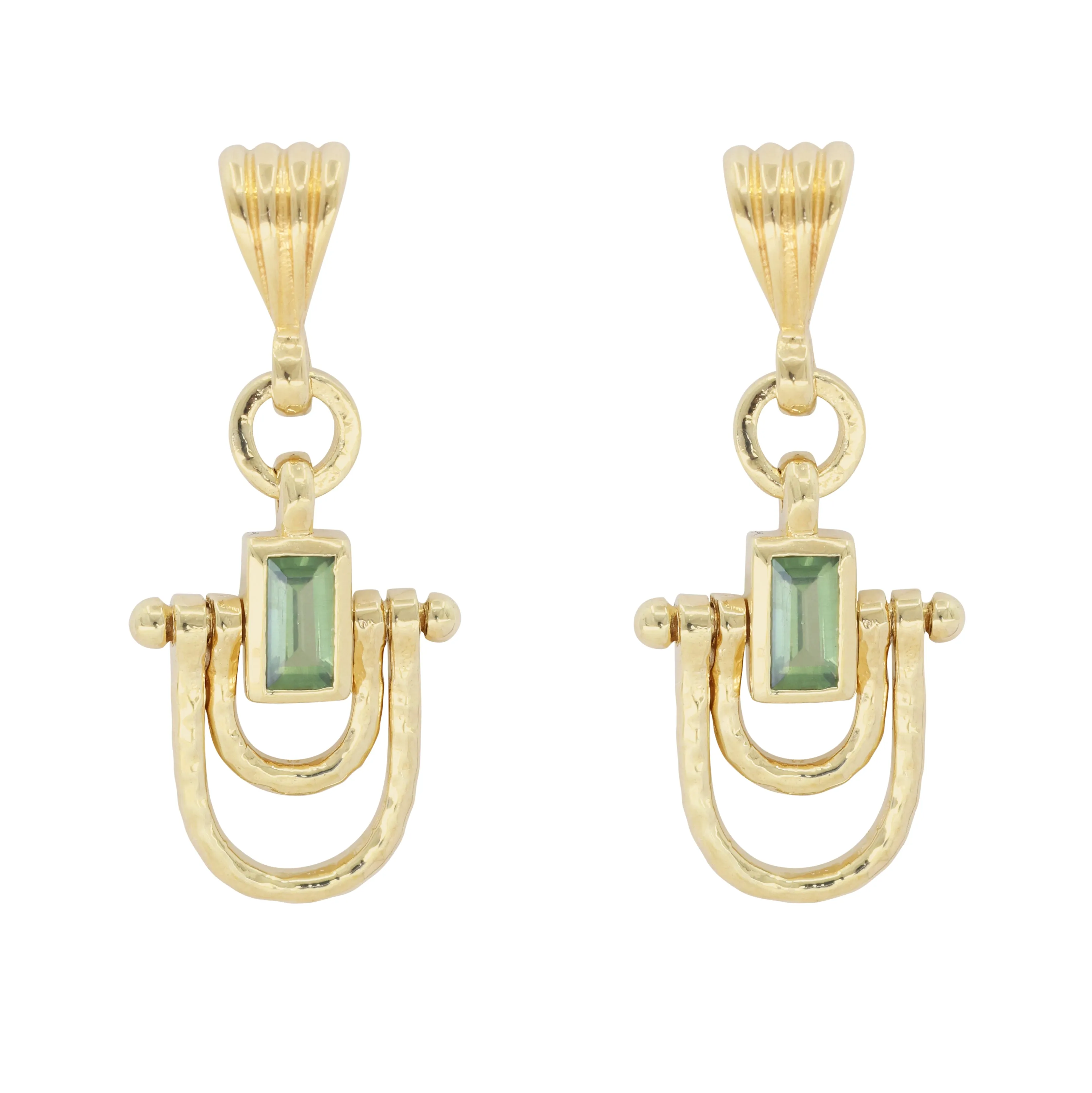 Allegra Apatite Gold Earrings