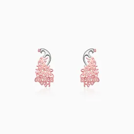 Anushka Sharma Rose Gold Peacock Earrings