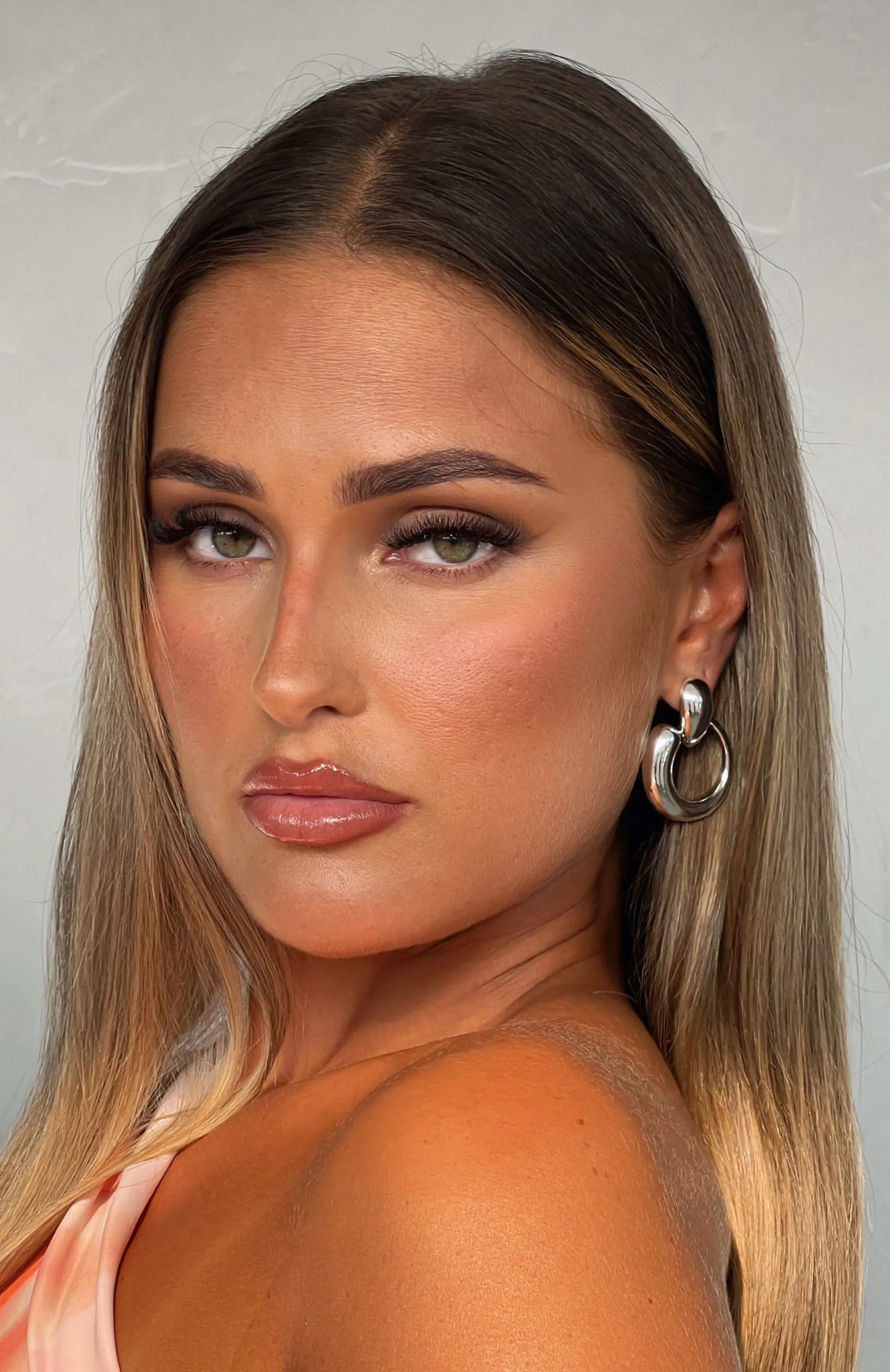 Ava Statement Earrings Silver