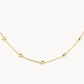 Bauble Chain Necklace in Gold