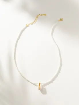 Beaded Puka Shell Necklace