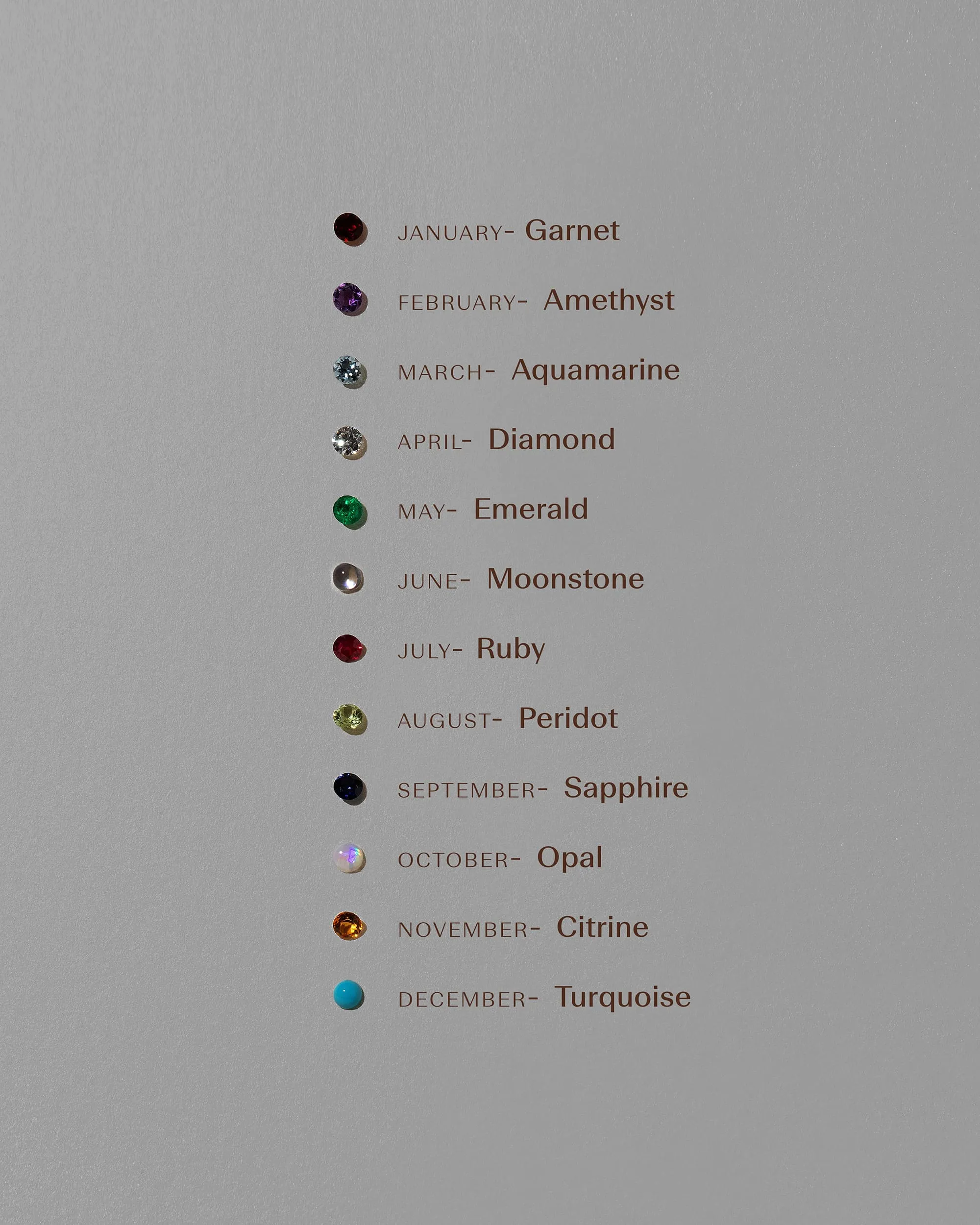 Birthstone Level Necklace