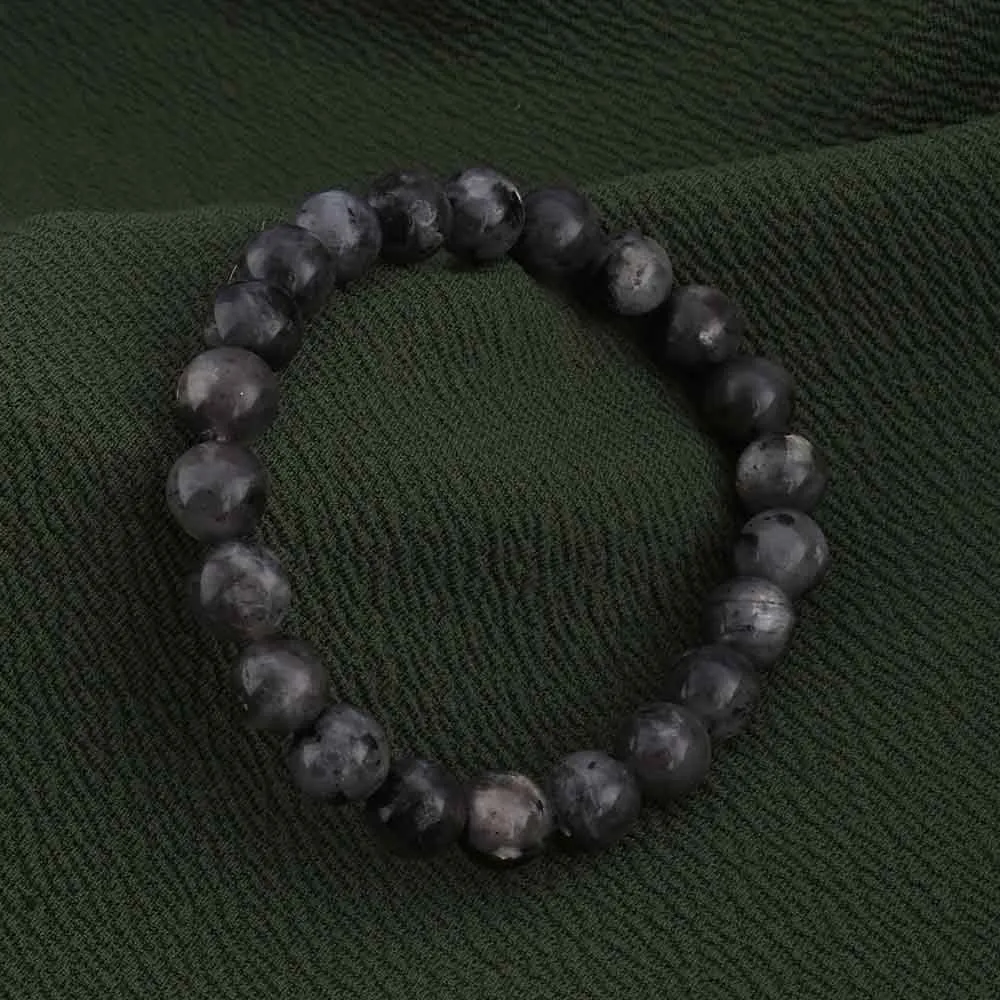 Black Labradorite Bead Beacelet