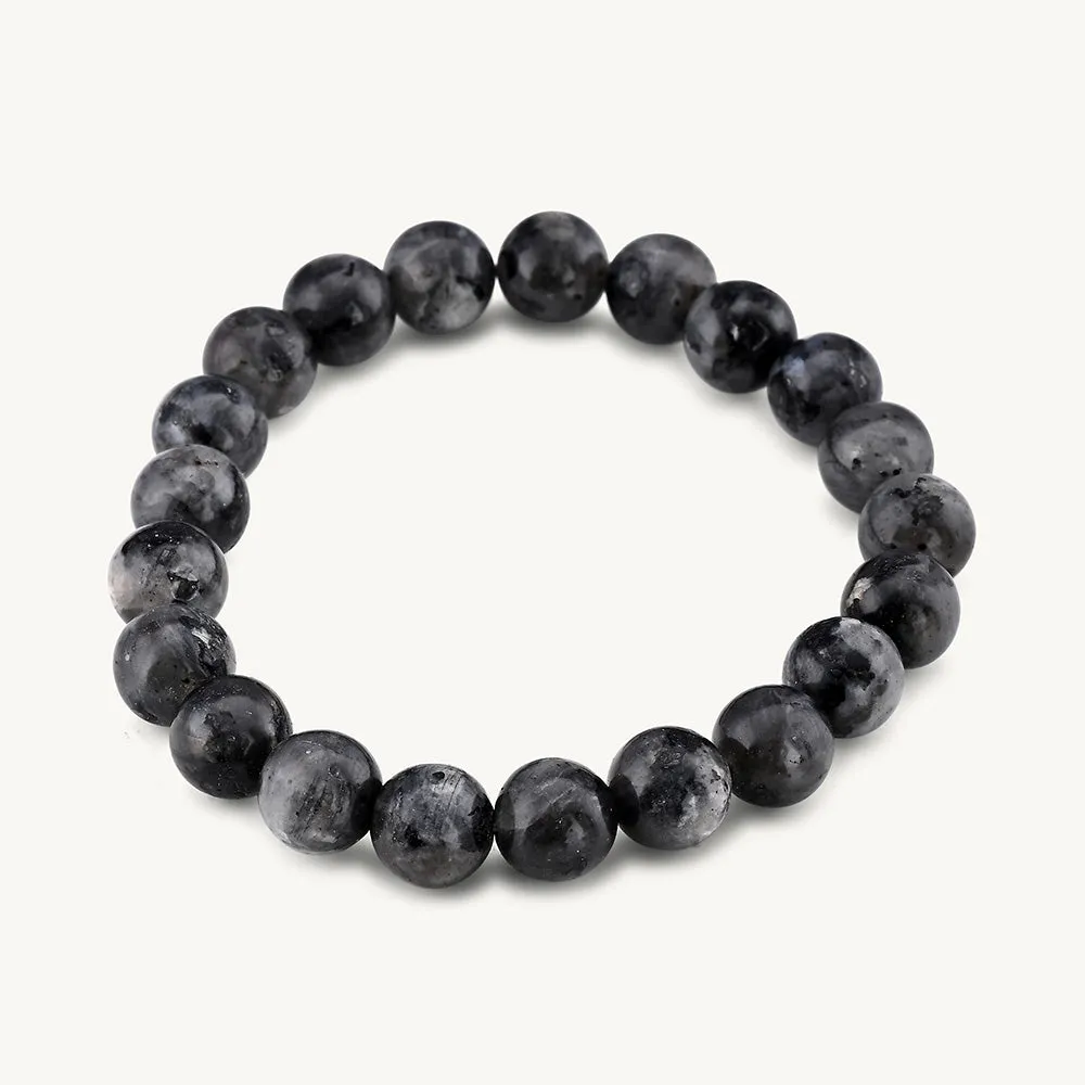 Black Labradorite Bead Beacelet