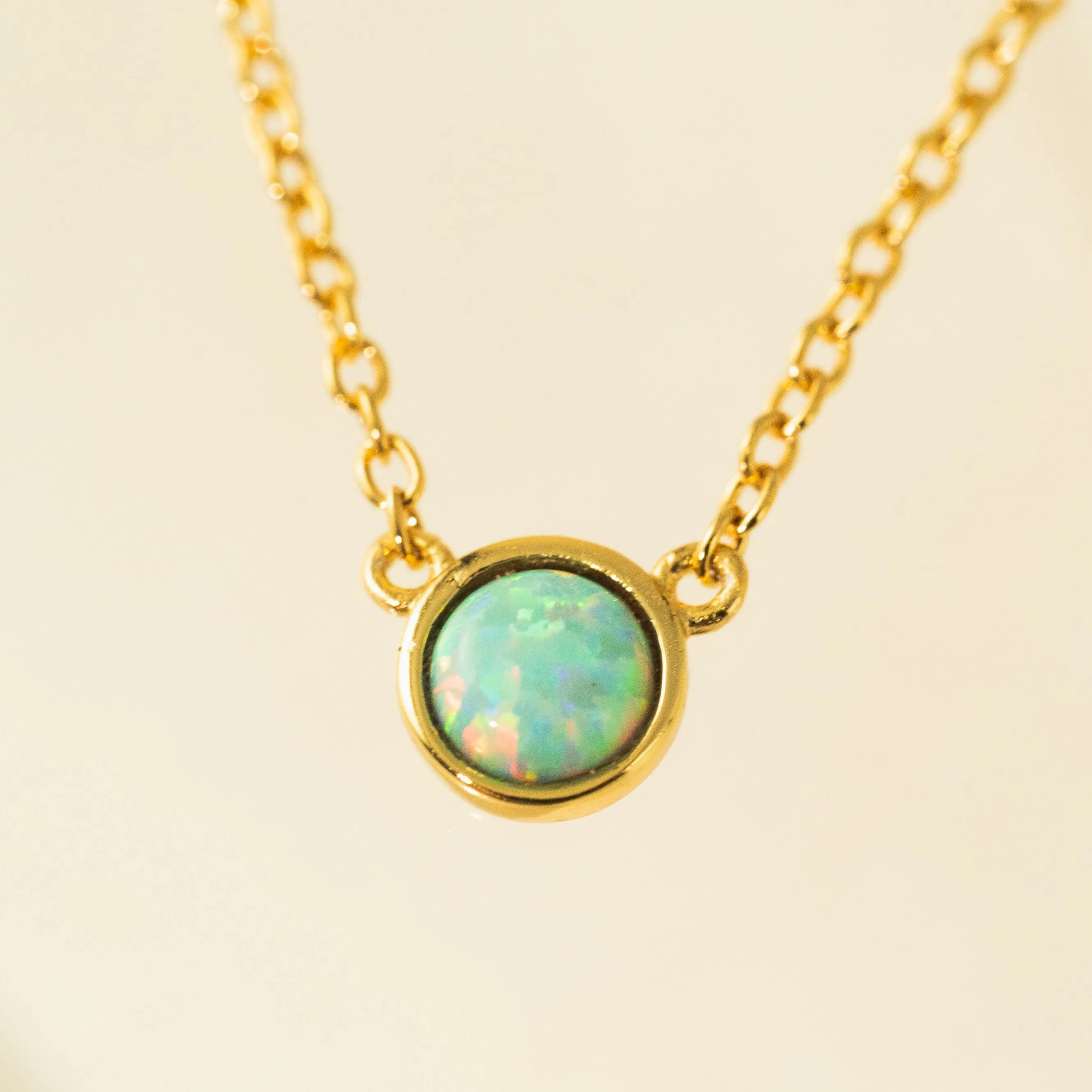 Blue Opal Necklace
