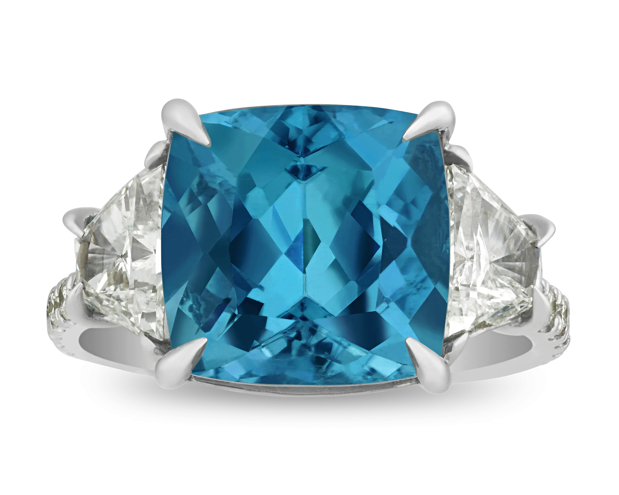 Brazilian Paraiba Ring, 6.06 Carats