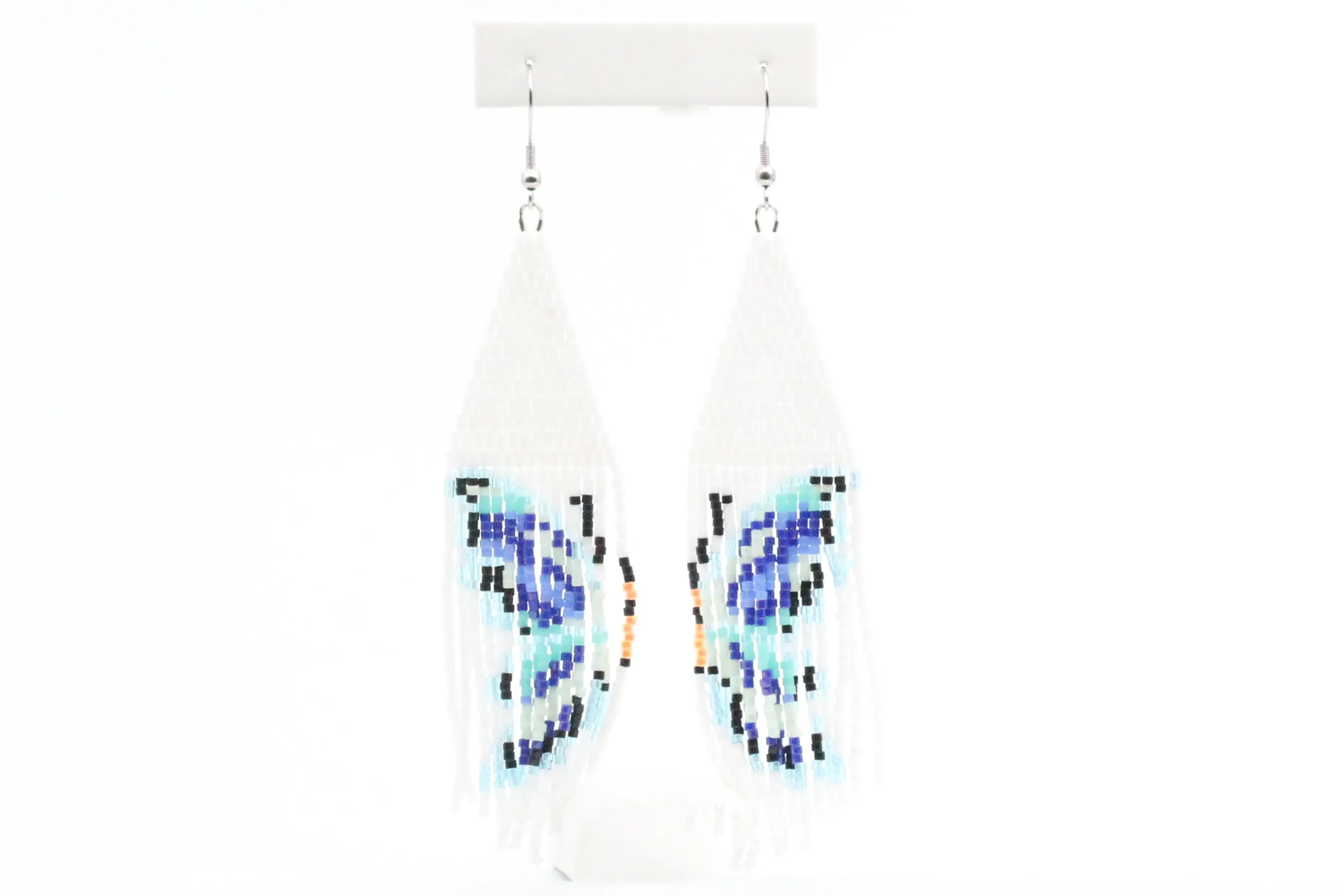 Butterfly Beaded Earrings