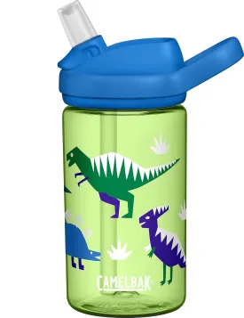 CamelBak Eddy  Kids Bite Valve Straw Tritan Renew Water Bottle Green, 14oz