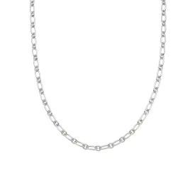 Chunky Linked Chain Necklace Sterling Silver