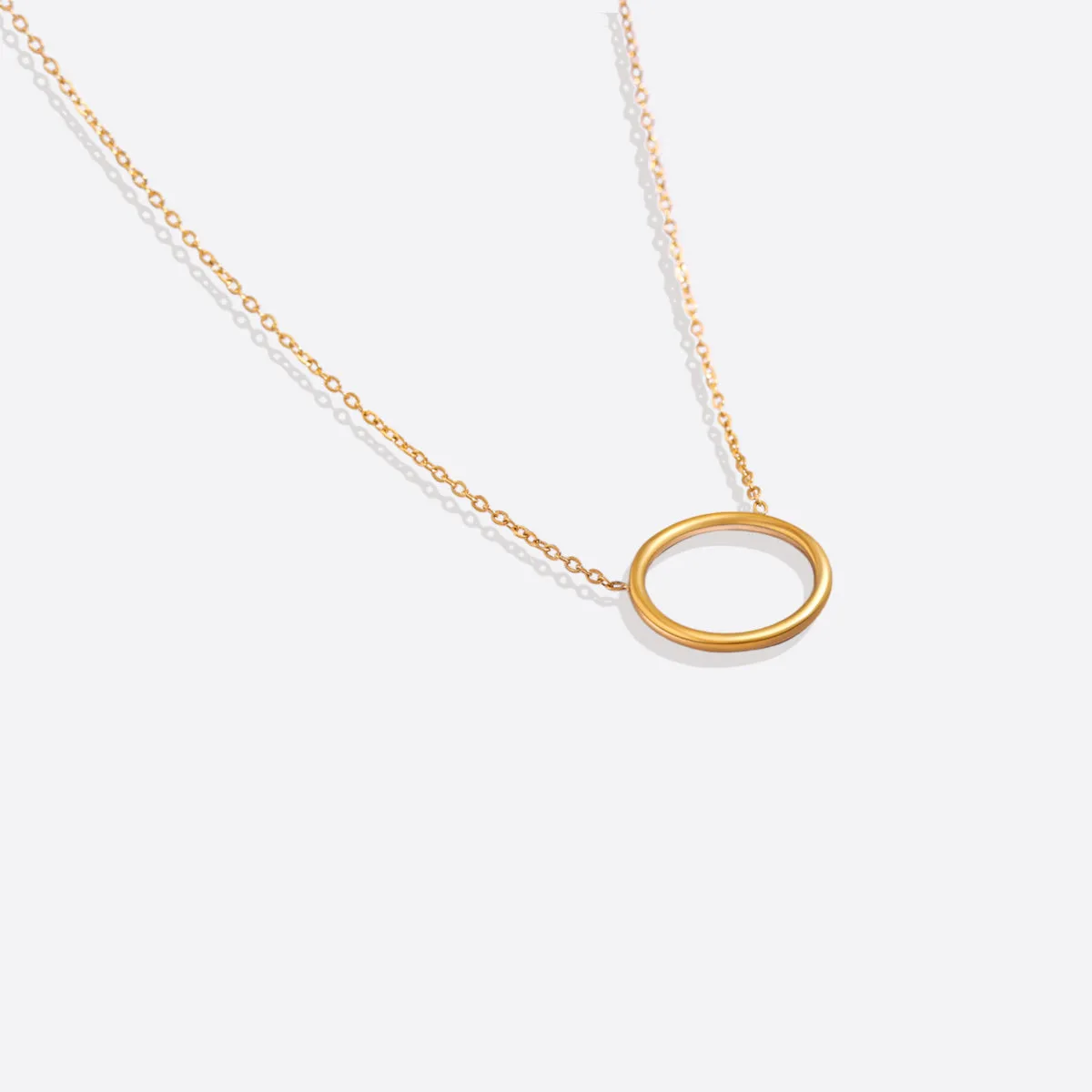 Circle Statement Necklace
