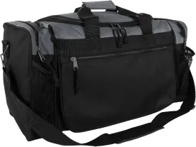 DALIX 20" Sports Duffle Bag w Mesh and Valuables Pockets Travel Gym