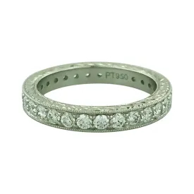 Diamond Eternity Platinum Band