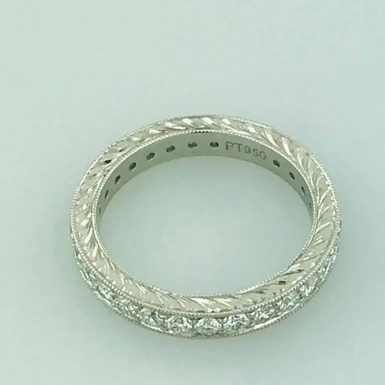 Diamond Eternity Platinum Band