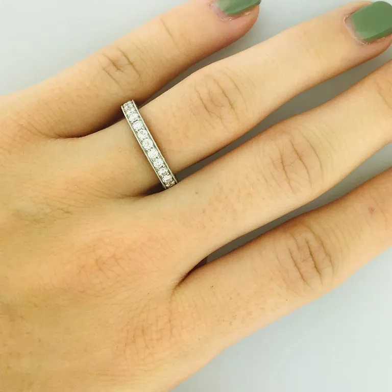 Diamond Eternity Platinum Band