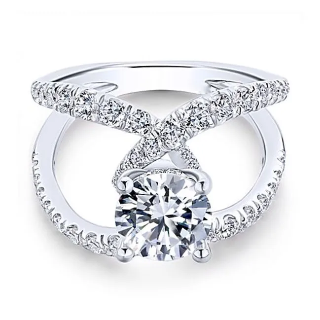 Diamond Le Twist Engagement Ring