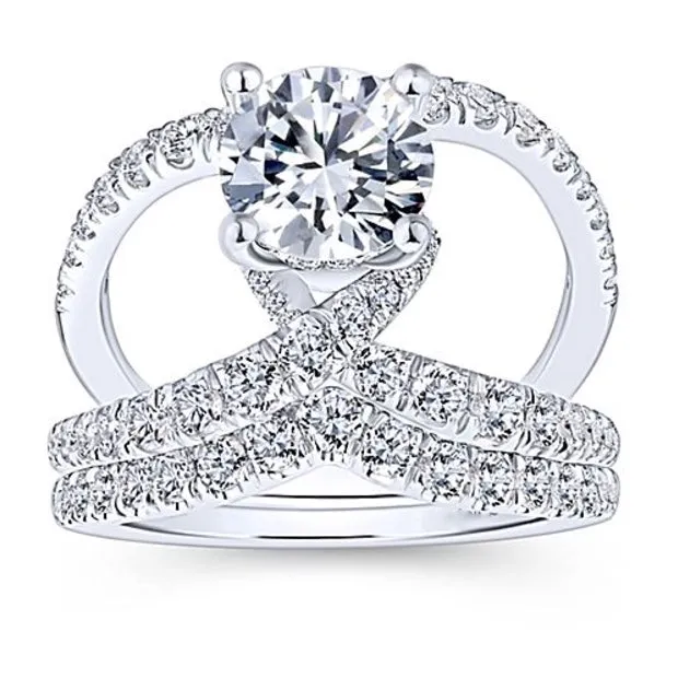 Diamond Le Twist Engagement Ring
