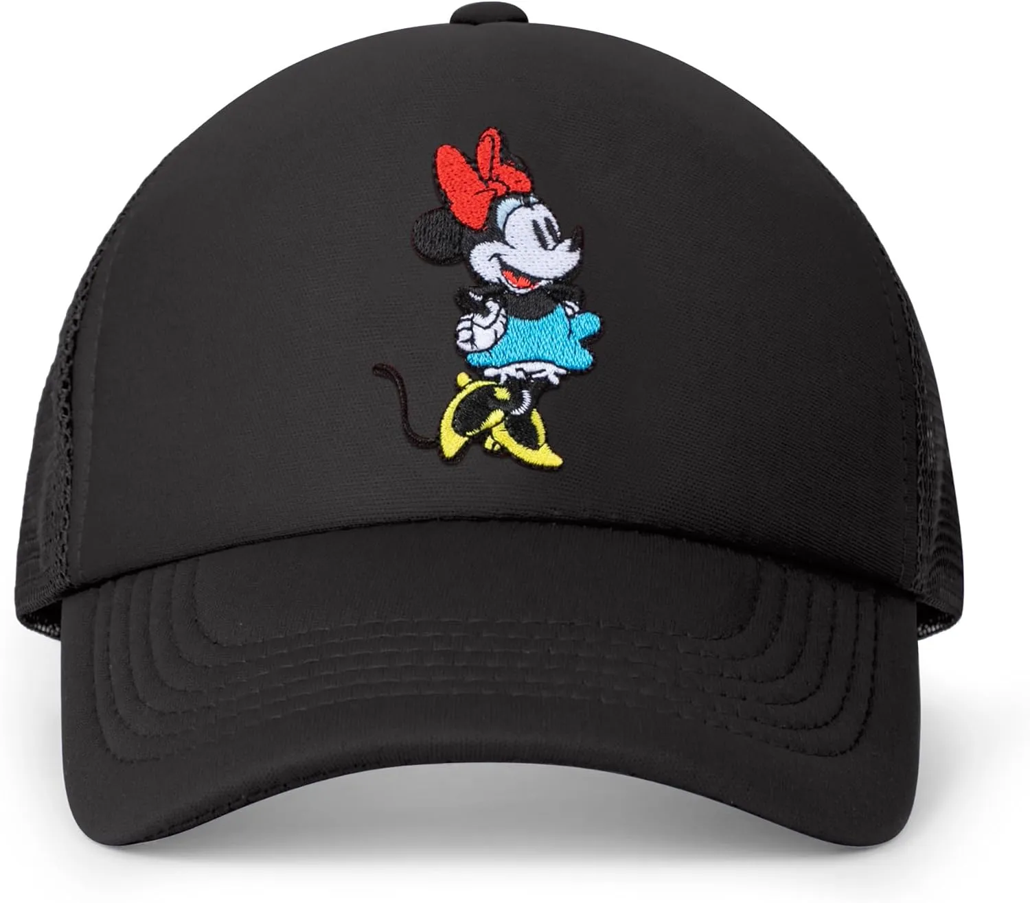 Disney Adult Trucker Hat, Minnie Mouse Mesh Snapback Baseball Cap