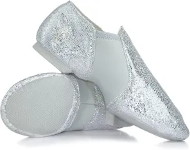 Double Platinum Womens Glitter Jazz Shoes