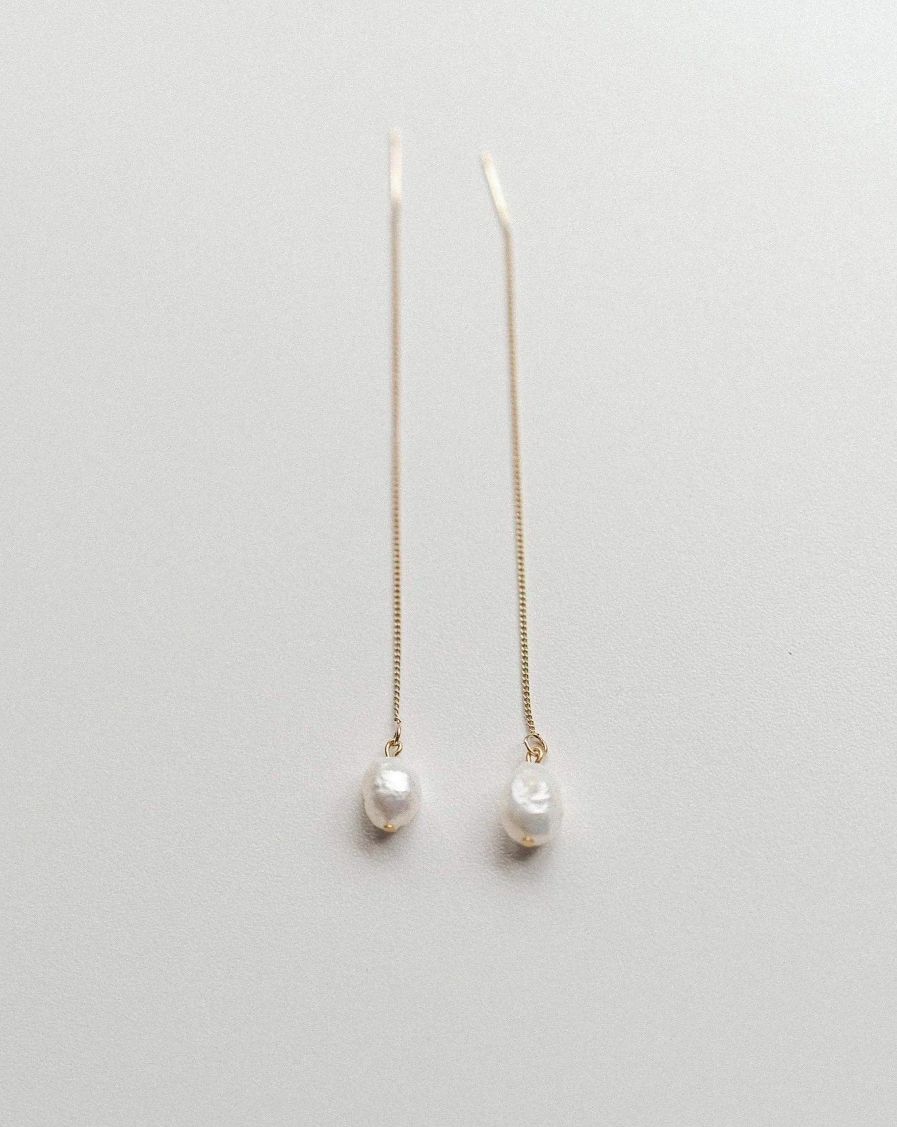 Elisse Pearl Ear Threaders