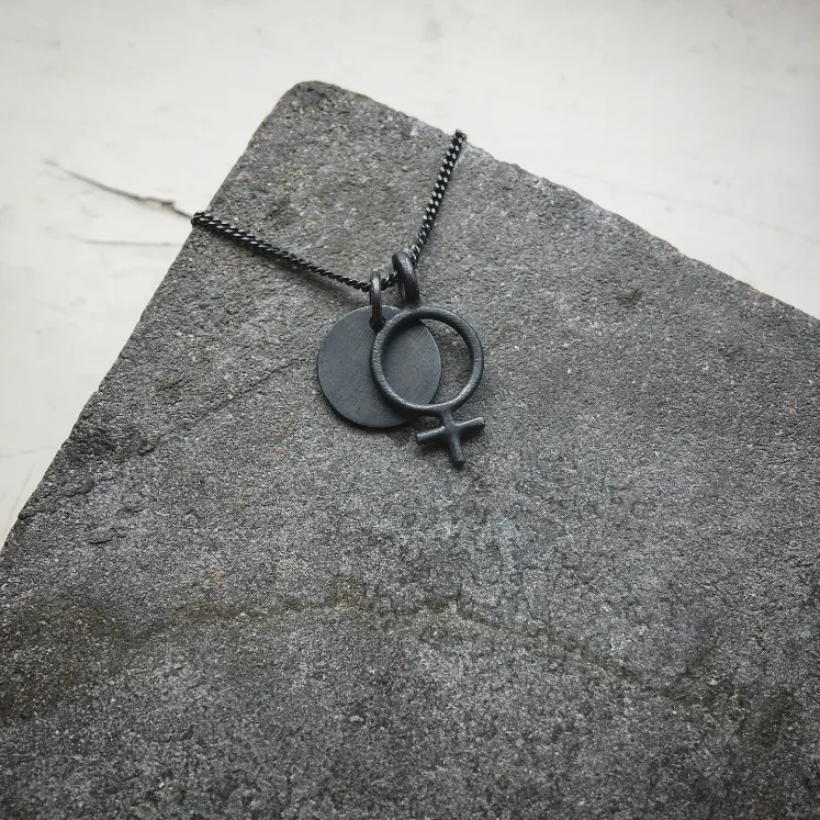 Enchain Thin Chain Silver / Black Ox / Gold Plated