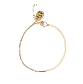 Endito Bracelet - PINK/TAUPE/GOLD