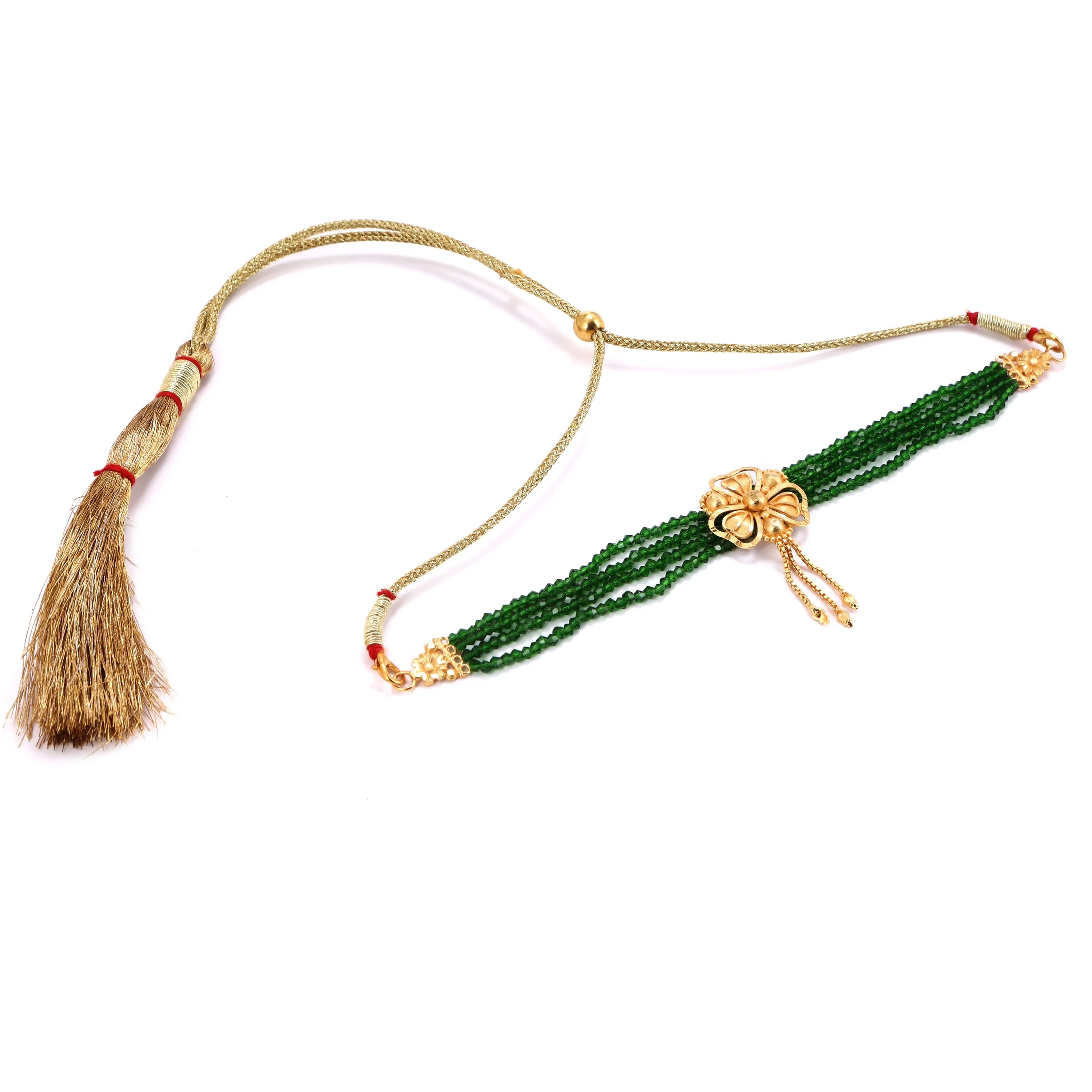 Green Crystal Choker Set