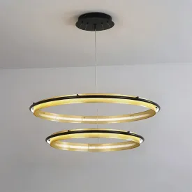 IIS Wogone Minimalist Circular/Rectangular LED Chandelier