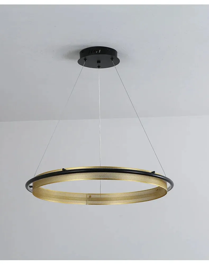 IIS Wogone Minimalist Circular/Rectangular LED Chandelier