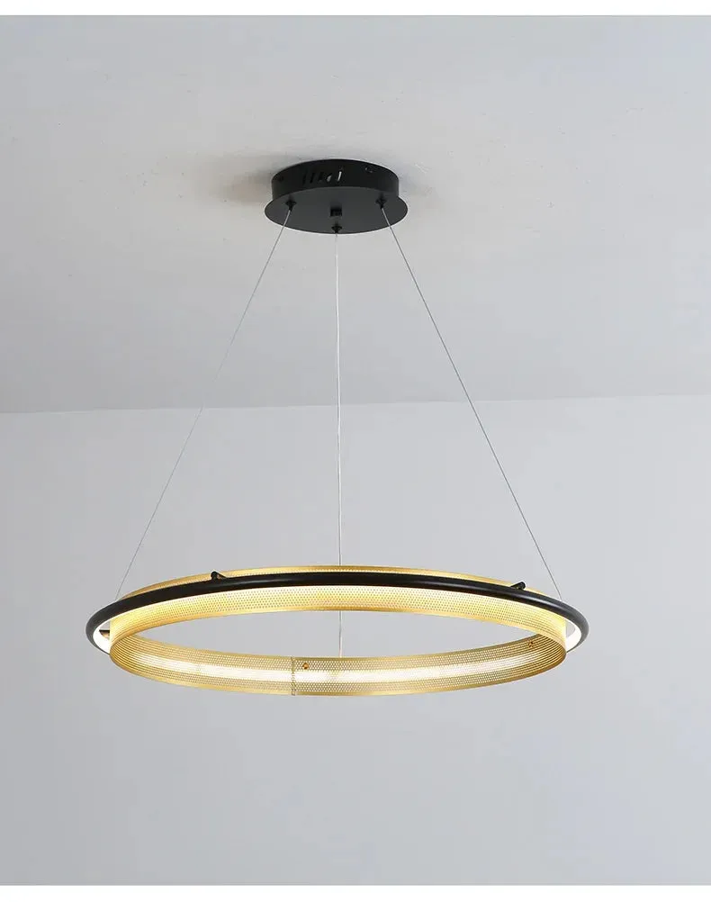 IIS Wogone Minimalist Circular/Rectangular LED Chandelier