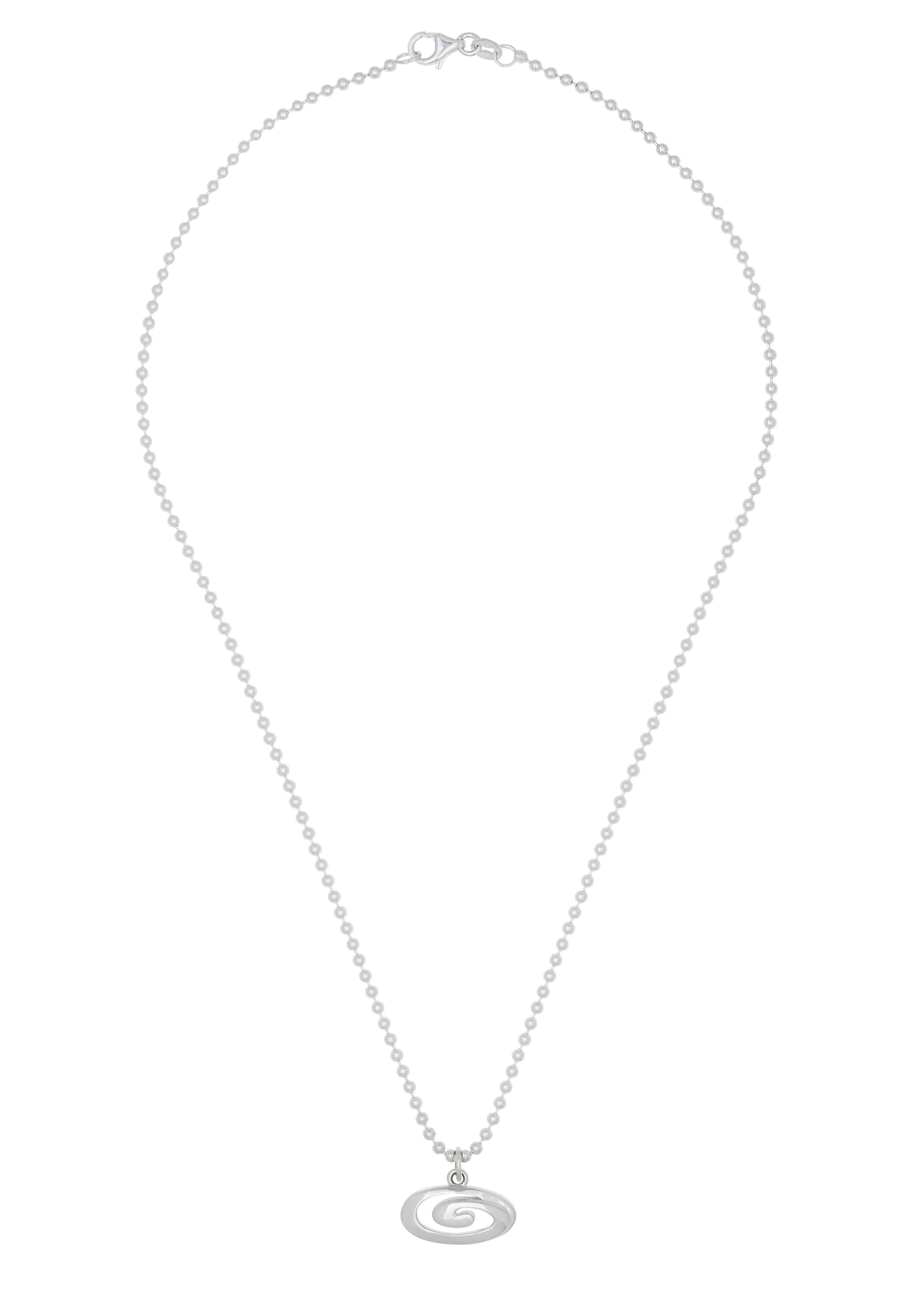 Infinity Charm Necklace in Silver