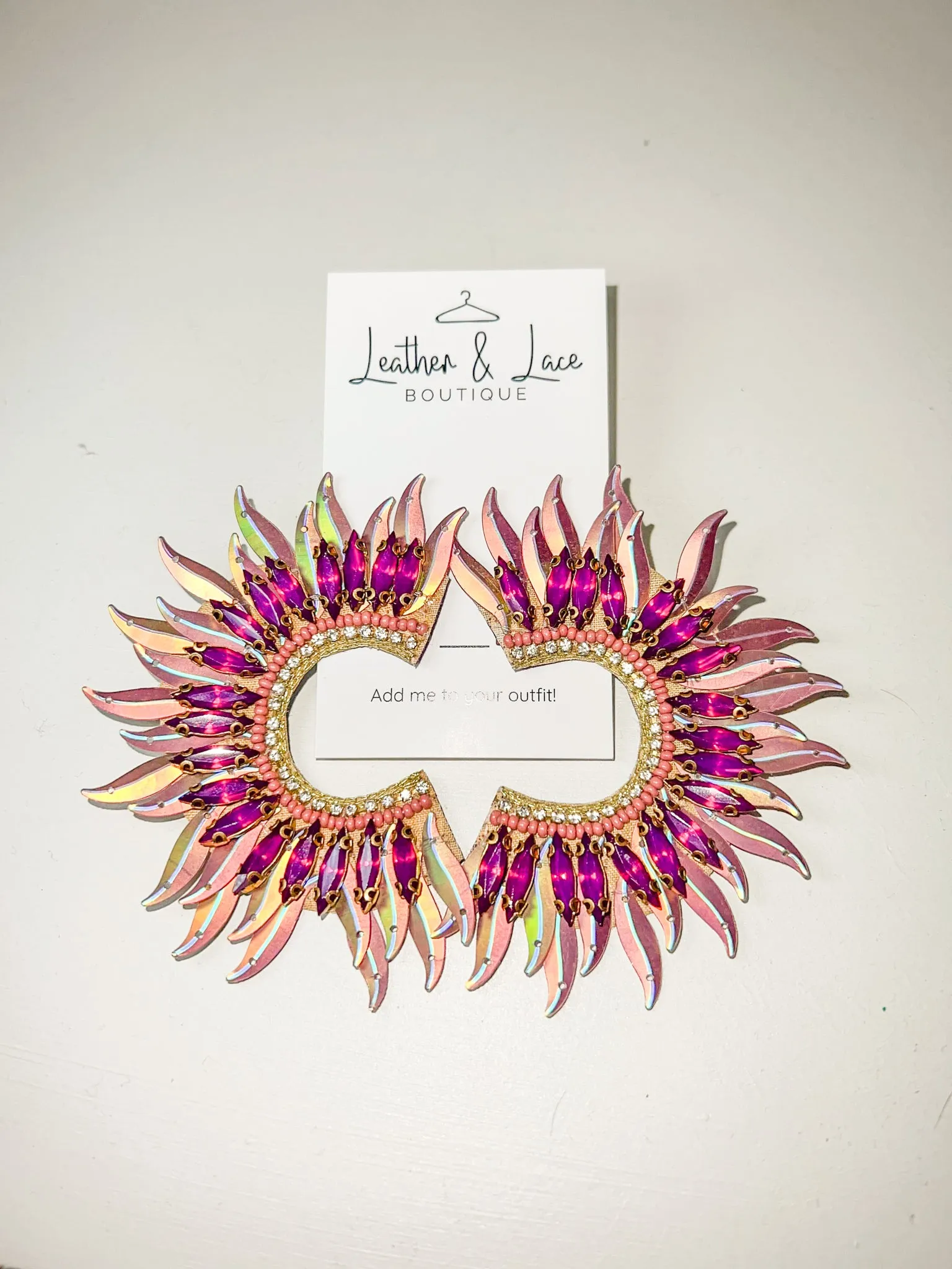 Katrina Winged Statement Drops - Large