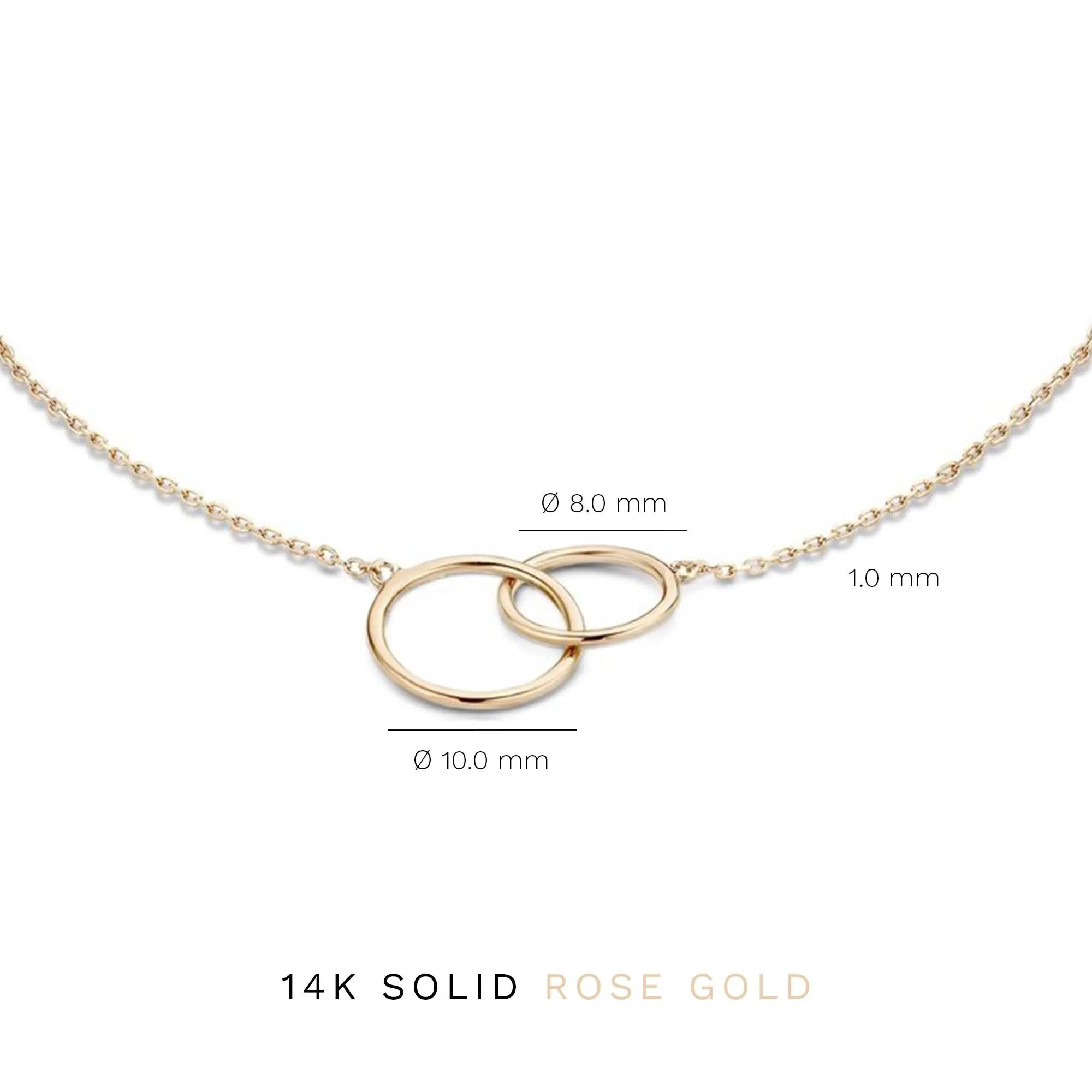 La Concorde Loulou 14 karat rose gold bracelet with circles