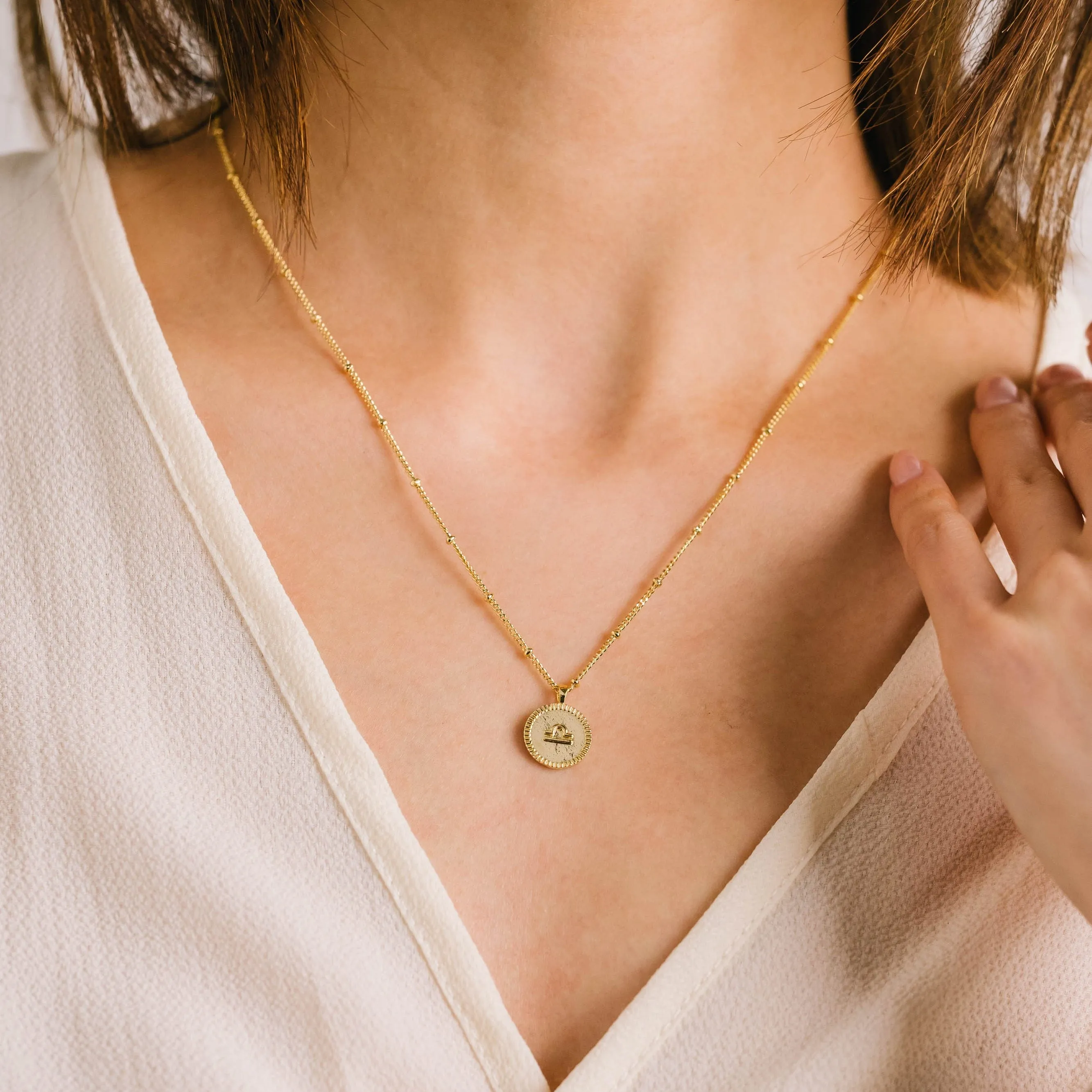 Libra Horoscope Necklace