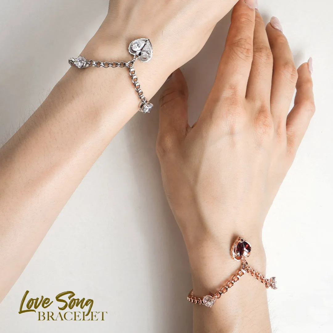 Love Song Bracelet [Red gems]