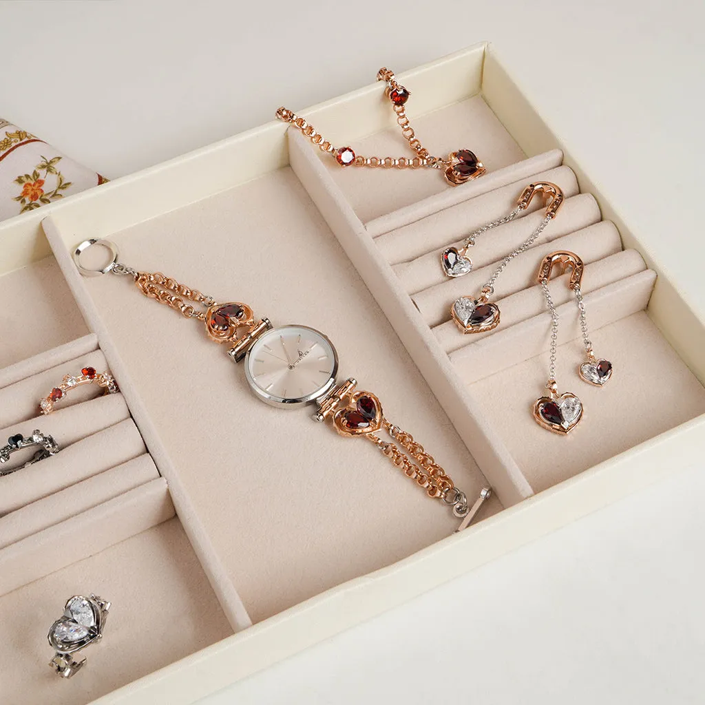 Love Song No.1 Watch [Red gems]