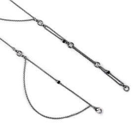 Mini Gems Body Chain [Black gold]