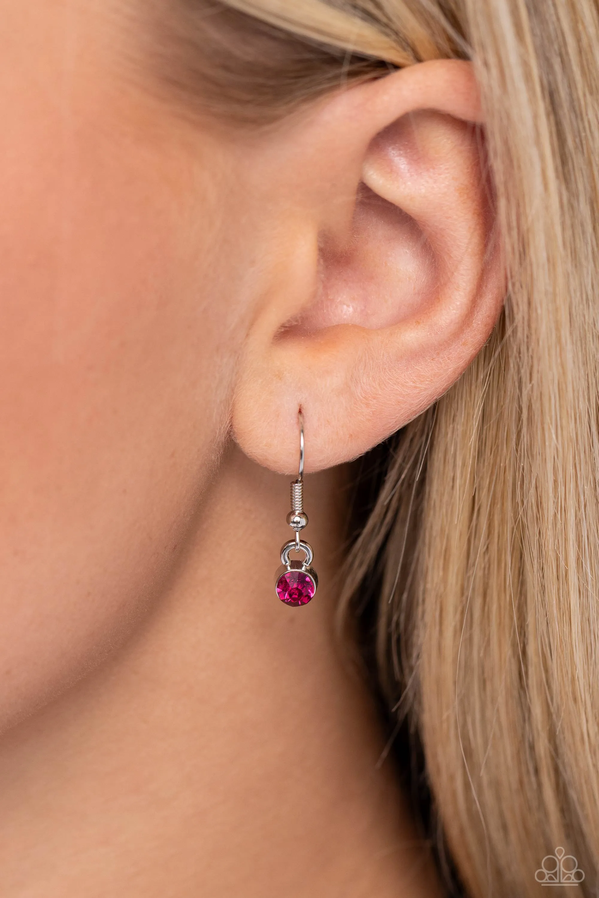 Necklaces Sliding Splendor - Pink N2221