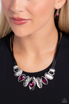 Necklaces Sliding Splendor - Pink N2221