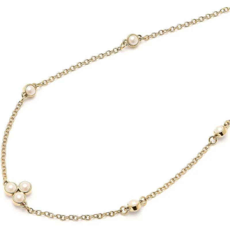 Olivia Burton Gold Peal Cluster Necklace 24100070