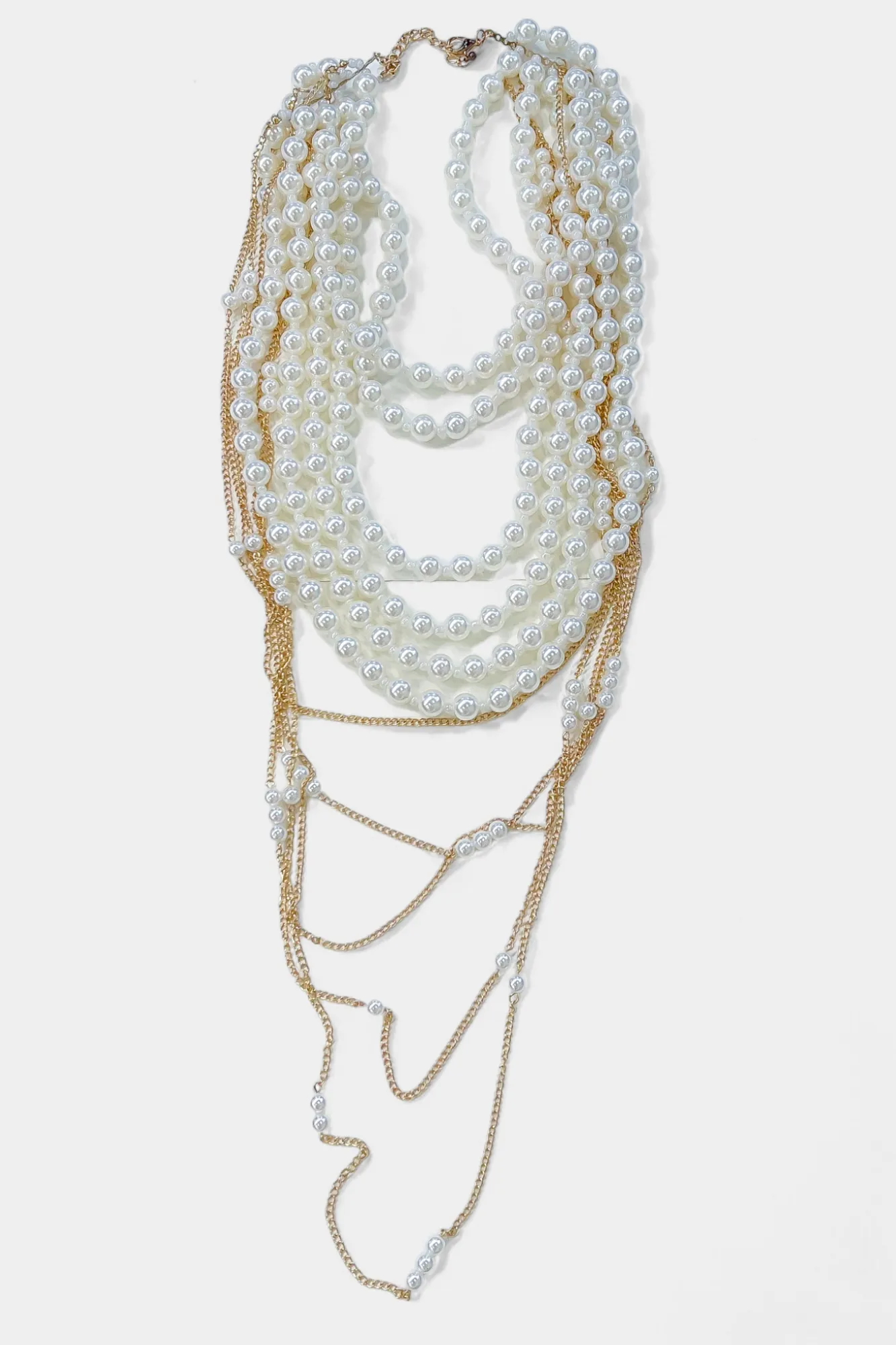 Pearl Bib Statement Necklace