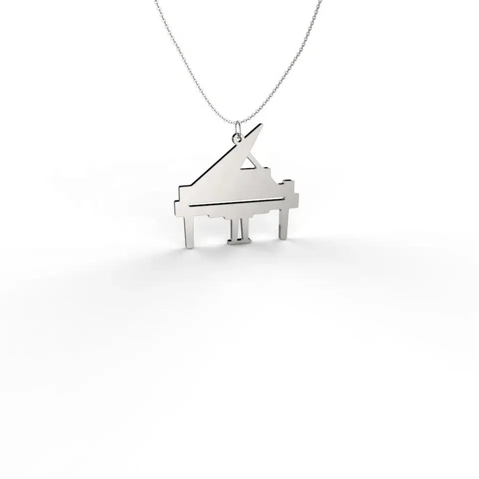 Piano Stainless Steel Necklace [FINAL SALE]