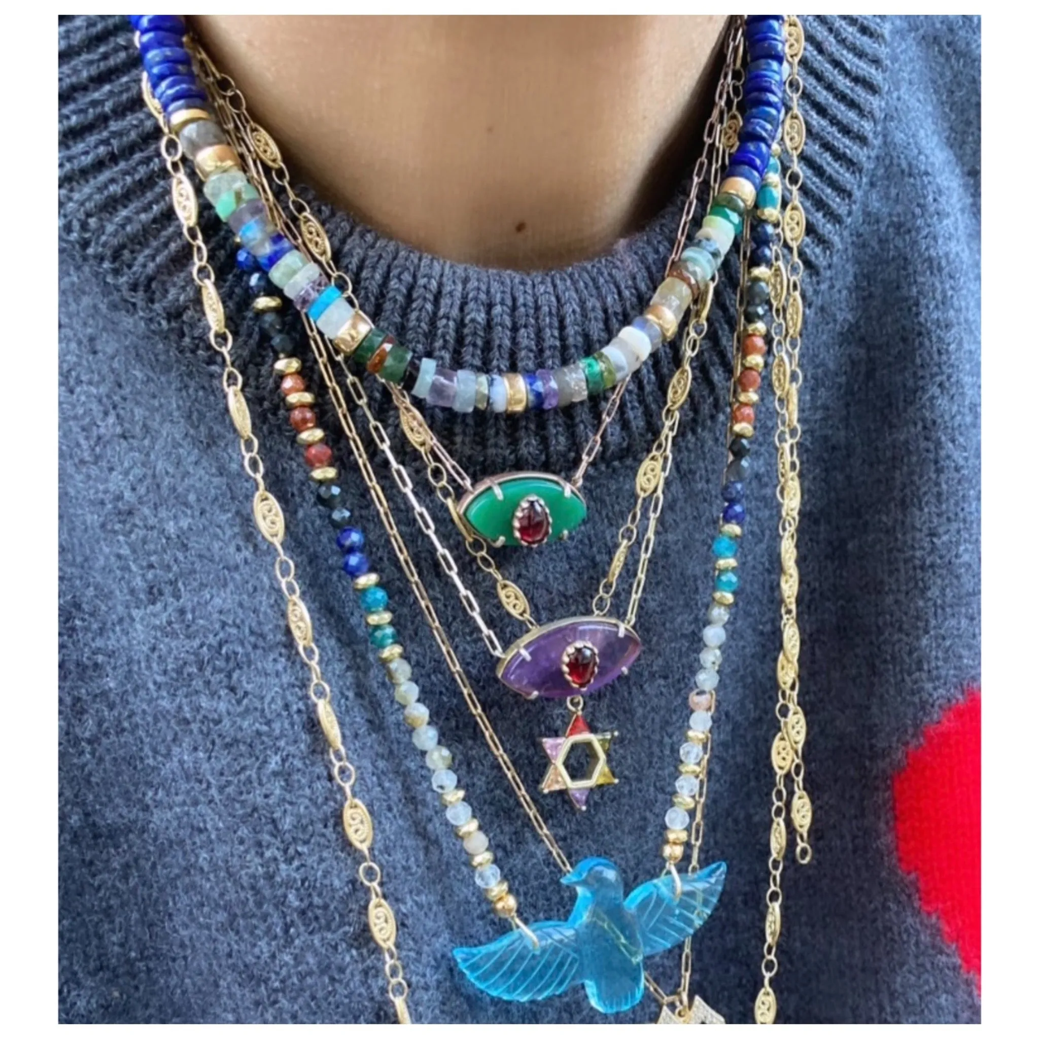 "Mémé" Magen David Necklace