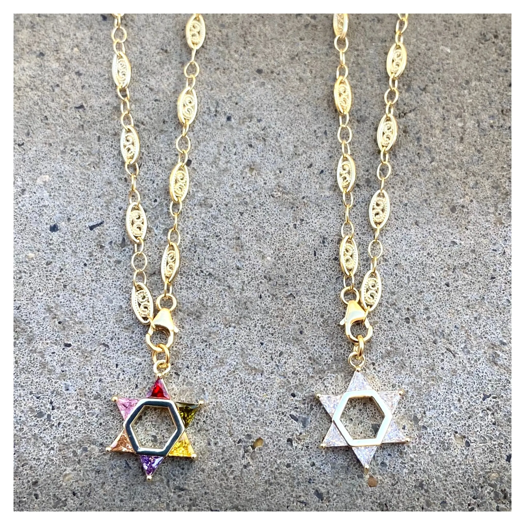 "Mémé" Magen David Necklace