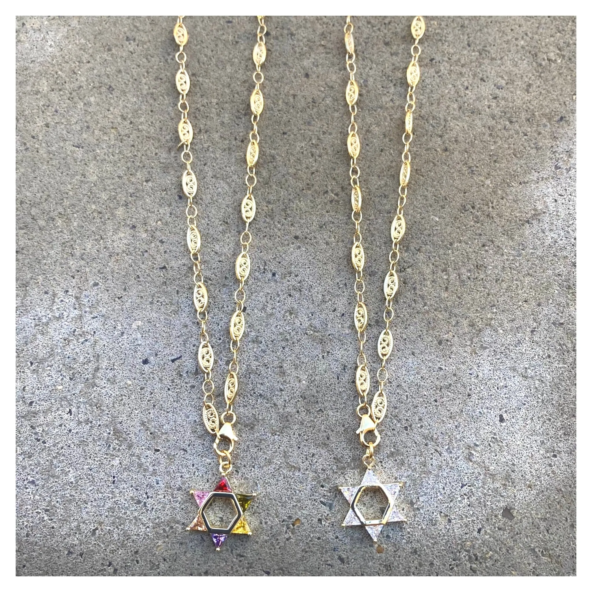 "Mémé" Magen David Necklace
