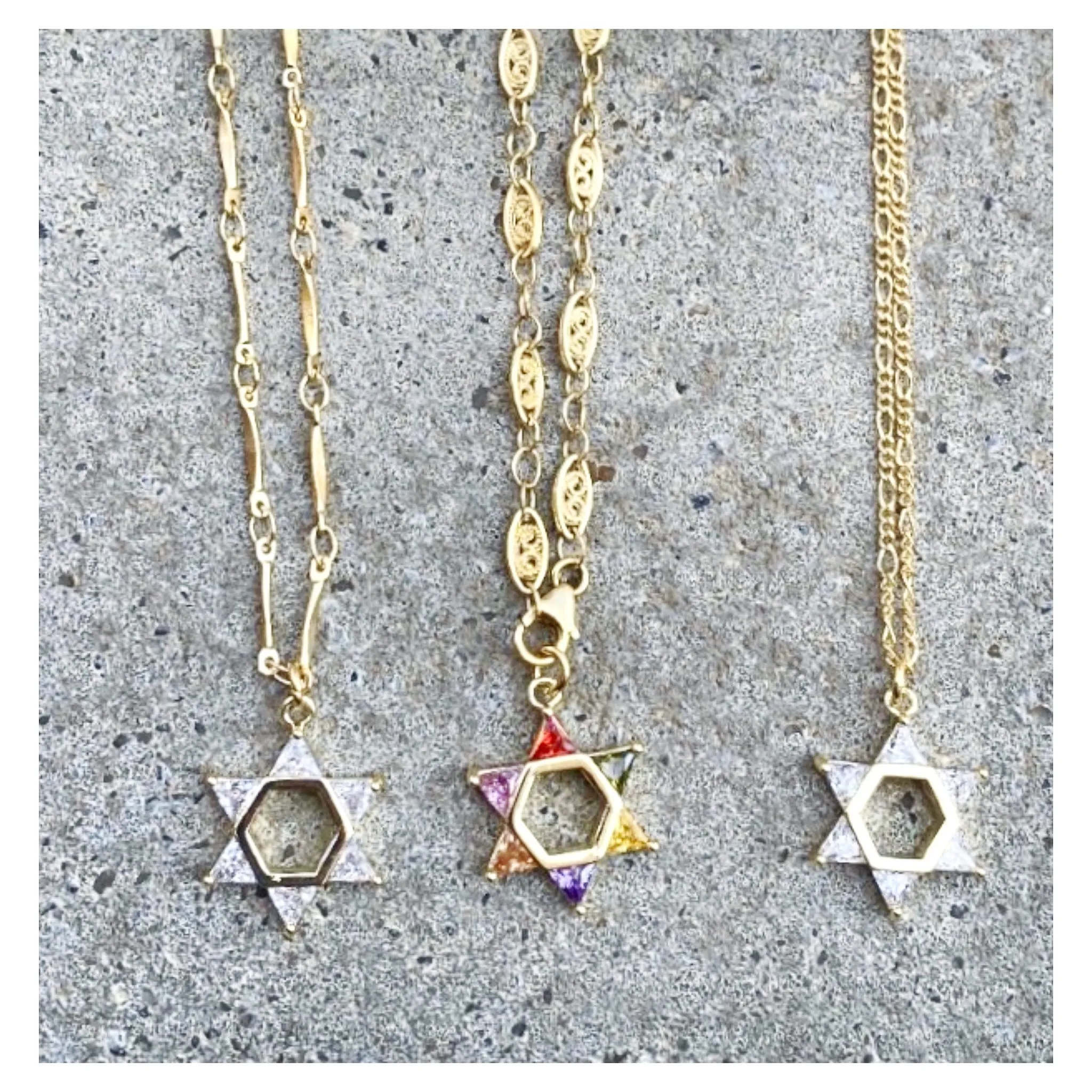 "Mémé" Magen David Necklace